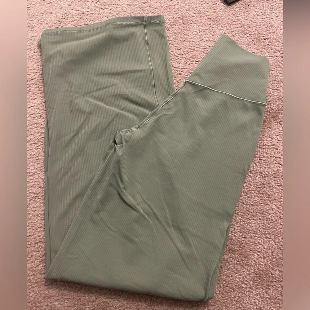 Aerie Ribbed High Waisted Trouser - Picture 2 of 3